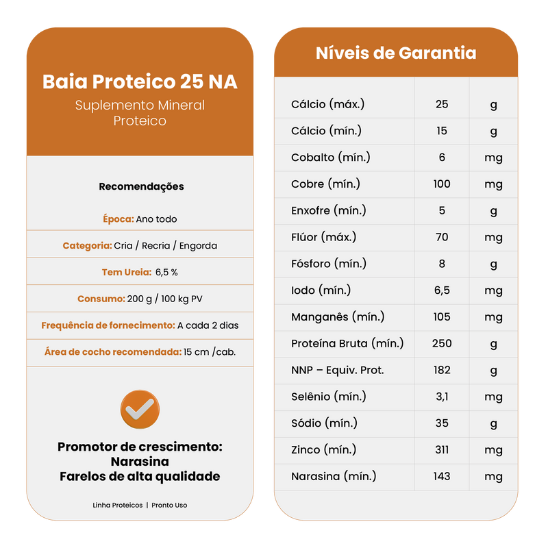 Carregue imagem no visualizador da galeriaBAIA PROTEICO 25 NA
